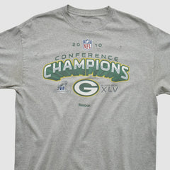 Green Bay Packers Reebok 2010 T-shirt - Heather Gray Vintage online
