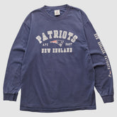 New England Patriots NFL 2010s Long Sleeve T-shirt - Navy Vintage cheap