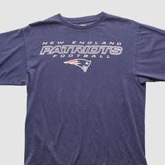 New England Patriots NFL 2000s Long Sleeve T-shirt - Navy Vintage sale