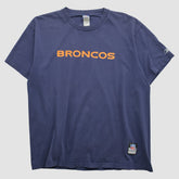 Denver Broncos NFL 2000s T-shirt - Navy Vintage for sale