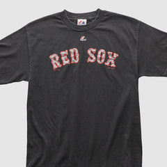 Boston Red Sox Majestic 2010s T-shirt Black Vintage