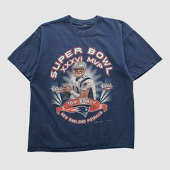 New England Patriots 2002 T-shirt - Navy Vintage for sale
