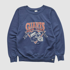 New York Giants Logo Athletic 90s Pullover Sweatshirt - Navy Vintage online