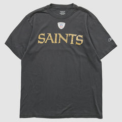 New Orleans Saints Reebok 2000s T-shirt - Charcoal Vintage sale