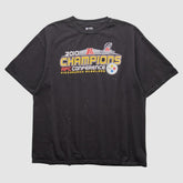 Pittsburgh Steelers NFL 2010 T-shirt - Black Vintage cheap