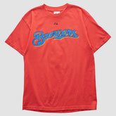 Milwaukee Brewers Majestic 2000s T-shirt Red Vintage