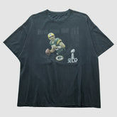 Green Bay Packers Reebok 2011 T-shirt - Charcoal Vintage for sale