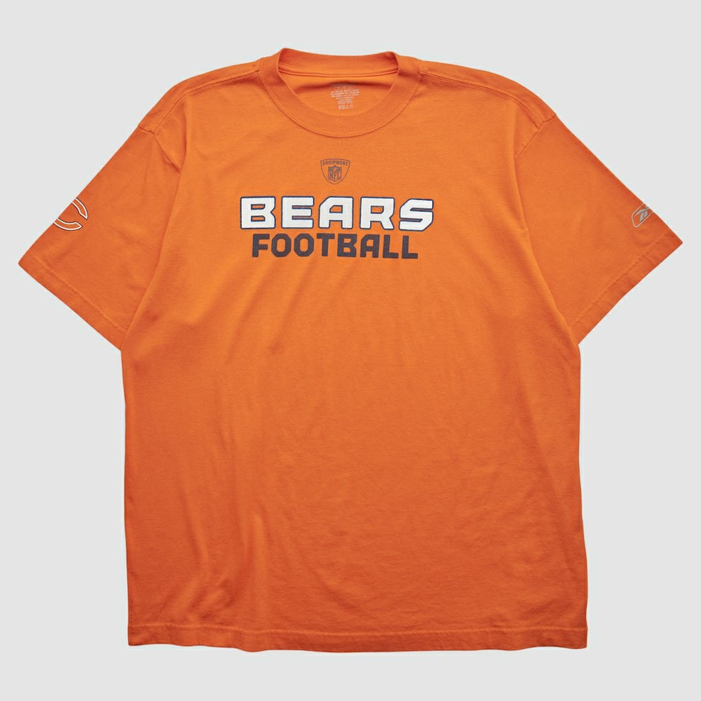 Chicago Bears Reebok 2000s T-shirt - Orange Vintage for sale