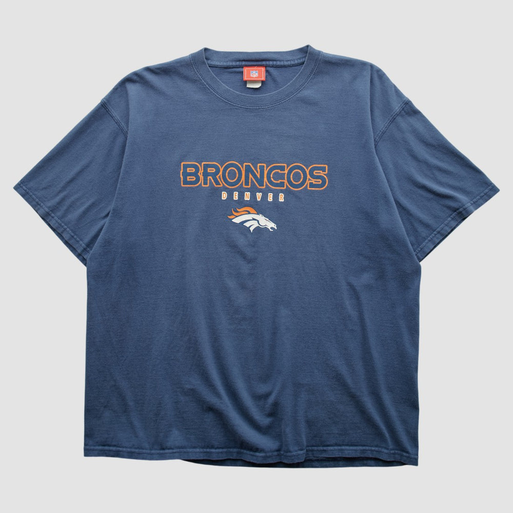 Denver Broncos NFL 2000s T-shirt - Blue Vintage for sale