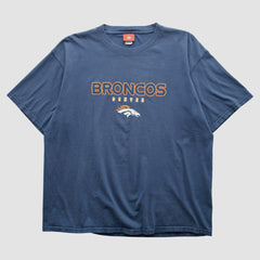 Denver Broncos NFL 2000s T-shirt - Blue Vintage for sale