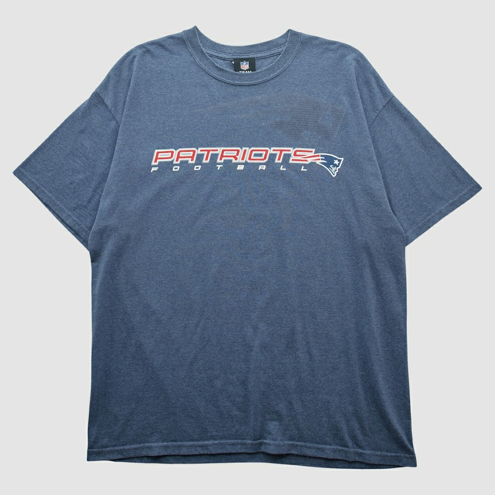 New England Patriots NFL 2010s T-shirt - Blue Vintage sale