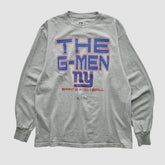New York Giants NFL 2010s Long Sleeve T-shirt - Heather Gray Vintage outlet