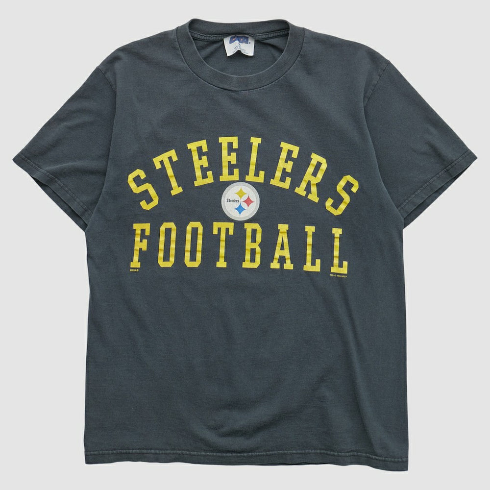 Pittsburgh Steelers CSA 2000s T-shirt - Charcoal Vintage on sale