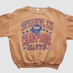New York Giants Signal 1987 Pullover Sweatshirt - Tan Vintage cheap