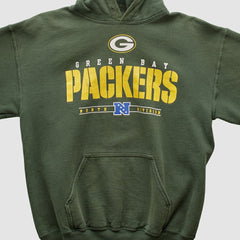 Green Bay Packers NFL 2000s Hooded Pullover Sweatshirt - Green Vintage online