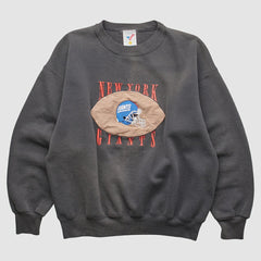 New York Giants Artex Sportswear 90s Pullover Sweatshirt - Charcoal Vintage cheap