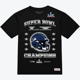 Seattle Seahawks Super Bowl LX Champions Helmet Arch T-Shirt - Black cheap