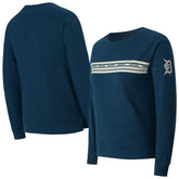 Detroit Tigers Concepts Sport Women's Birch French Terry Long Sleeve T-Shirt Navy