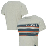 Detroit Tigers Concepts Sport Women's Birch Cropped T-Shirt Cream