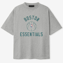 Boston Celtics Fear of God x Barkley L. Hendricks Unisex 90's T-Shirt - Heather Gray on sale
