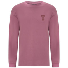Texas Rangers Levelwear Bridal Rose Luxe Signature Long Sleeve T-Shirt Pink