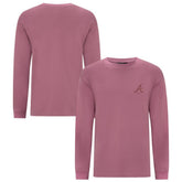 Atlanta Braves Levelwear Bridal Rose Luxe Signature Long Sleeve T-Shirt Pink