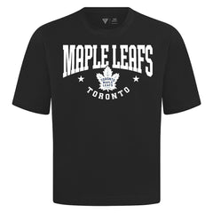 Toronto Maple Leafs Levelwear Luxe Signature Knit T-Shirt - Black T-shirts