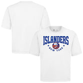 New York Islanders Levelwear Luxe Signature Knit T-Shirt - White T-shirts