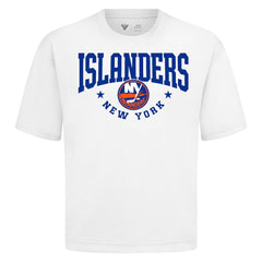 New York Islanders Levelwear Luxe Signature Knit T-Shirt - White T-shirts