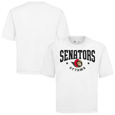 Ottawa Senators Levelwear Luxe Signature Knit T-Shirt - White T-shirts