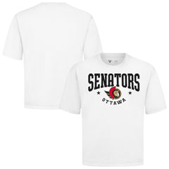 Ottawa Senators Levelwear Luxe Signature Knit T-Shirt - White T-shirts
