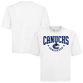 Vancouver Canucks Levelwear Luxe Signature Knit T-Shirt - White T-shirts