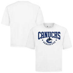 Vancouver Canucks Levelwear Luxe Signature Knit T-Shirt - White T-shirts