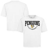 Pittsburgh Penguins Levelwear Luxe Signature Knit T-Shirt - White T-shirts