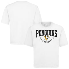 Pittsburgh Penguins Levelwear Luxe Signature Knit T-Shirt - White T-shirts