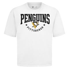 Pittsburgh Penguins Levelwear Luxe Signature Knit T-Shirt - White T-shirts