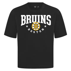 Boston Bruins Levelwear Luxe Signature Knit T-Shirt - Black T-shirts