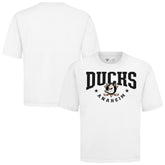 Anaheim Ducks Levelwear Luxe Signature Knit T-Shirt - White T-shirts