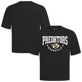 Nashville Predators Levelwear Luxe Signature Knit T-Shirt - Black T-shirts