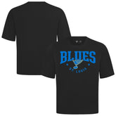 St. Louis Blues Levelwear Luxe Signature Knit T-Shirt - Black T-shirts