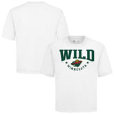 Minnesota Wild Levelwear Luxe Signature Knit T-Shirt - White T-shirts
