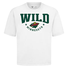 Minnesota Wild Levelwear Luxe Signature Knit T-Shirt - White T-shirts