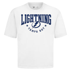 Tampa Bay Lightning Levelwear Luxe Signature Knit T-Shirt - White T-shirts