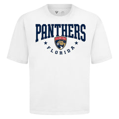 Florida Panthers Levelwear Luxe Signature Knit T-Shirt - White T-shirts