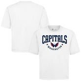 Washington Capitals Levelwear Luxe Signature Knit T-Shirt - White T-shirts