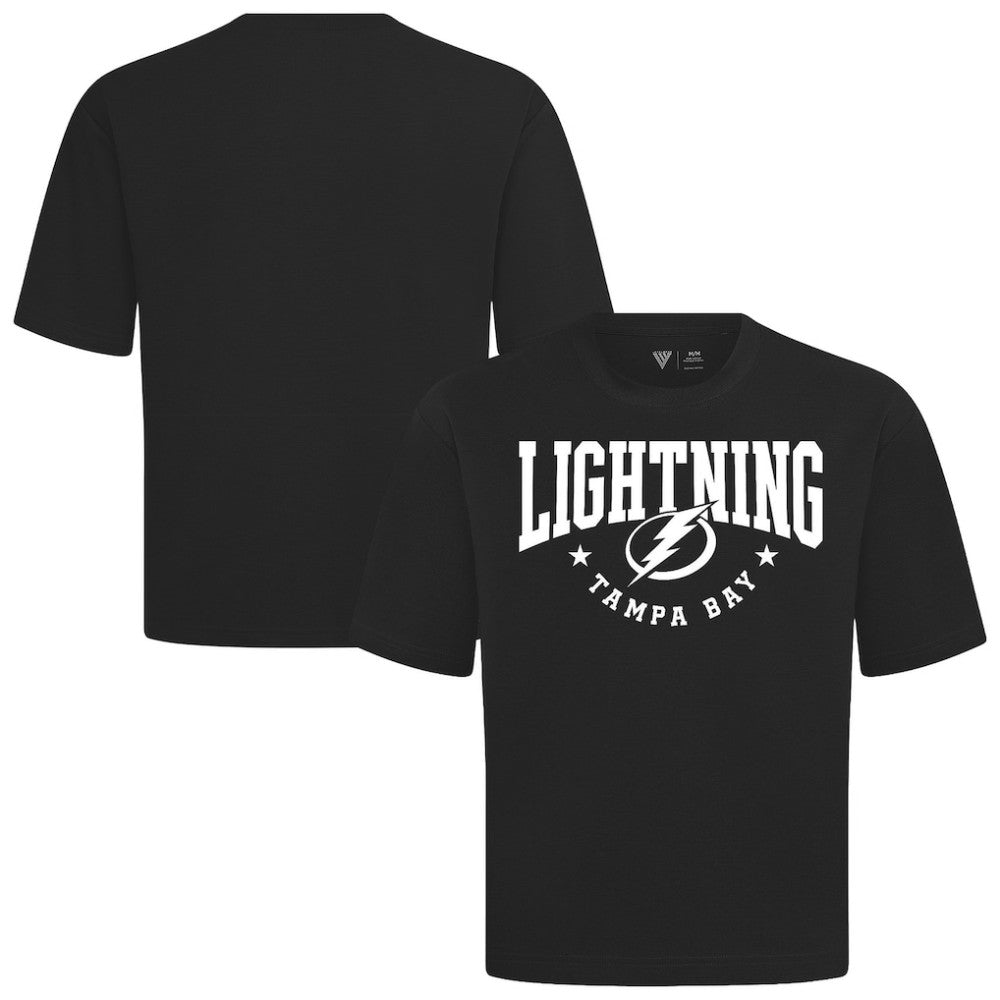 Tampa Bay Lightning Levelwear Luxe Signature Knit T-Shirt - Black T-shirts