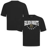 Vegas Golden Knights Levelwear Luxe Signature Knit T-Shirt - Black T-shirts