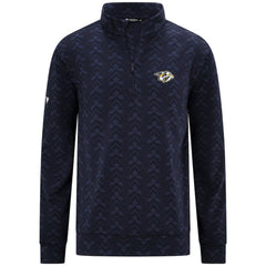 Nashville Predators Levelwear Chameleon Quarter-Zip Sweatshirt - Navy Sweatshirts