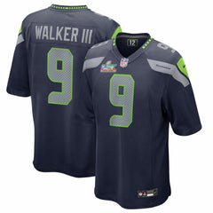 Kenneth Walker III Seattle Seahawks Super Bowl LX Patch Game Jersey - College Navy discount