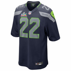Rashid Shaheed Seattle Seahawks Super Bowl LX Patch Game Jersey - College Navy outlet